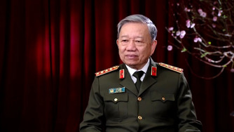 Minister To Lam gave an interview to Vietnam Television on the occasion of Lunar New Year Giap Thin 2024